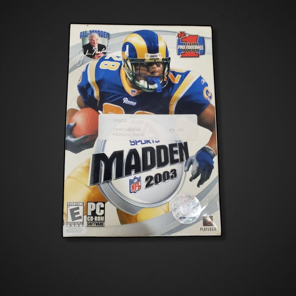 Madden 2003 Big Box PC Game Retro